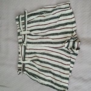 Love Tree Striped Shorts